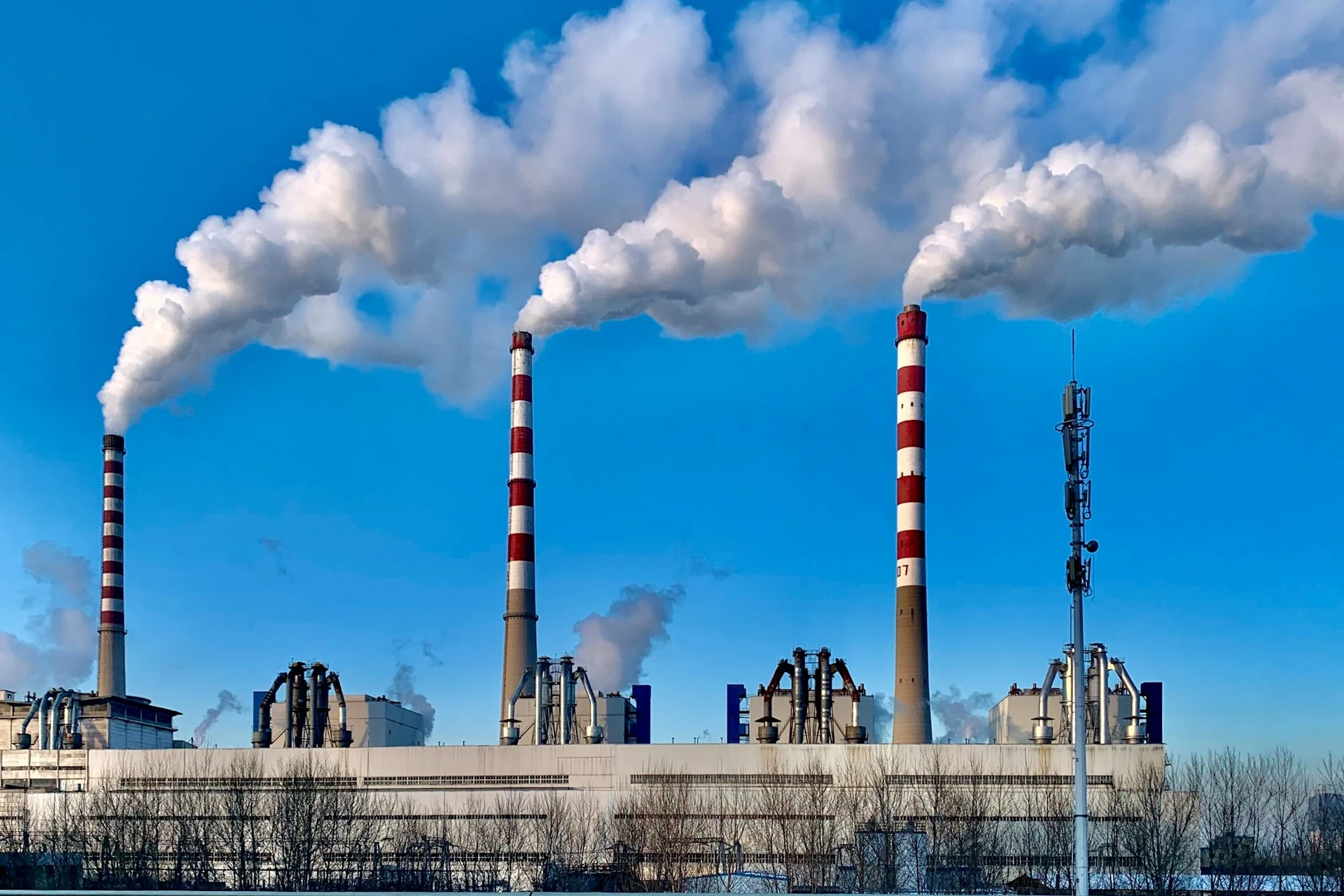 Pollution that contributes to climate change and global warming 