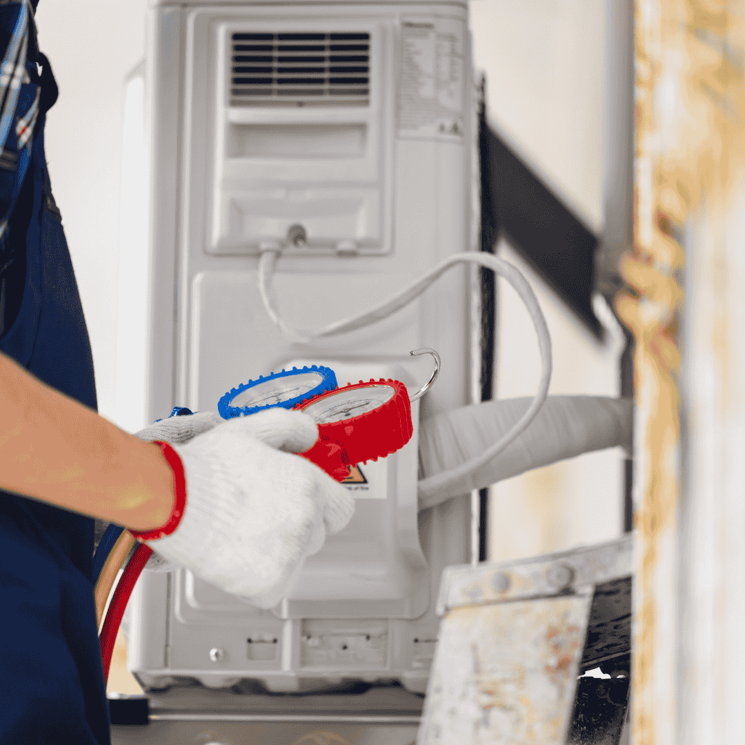 Energy-efficient-heat-pump-installation-by-expert-technician-in-Brampton-ON-LG-Home-Comfort