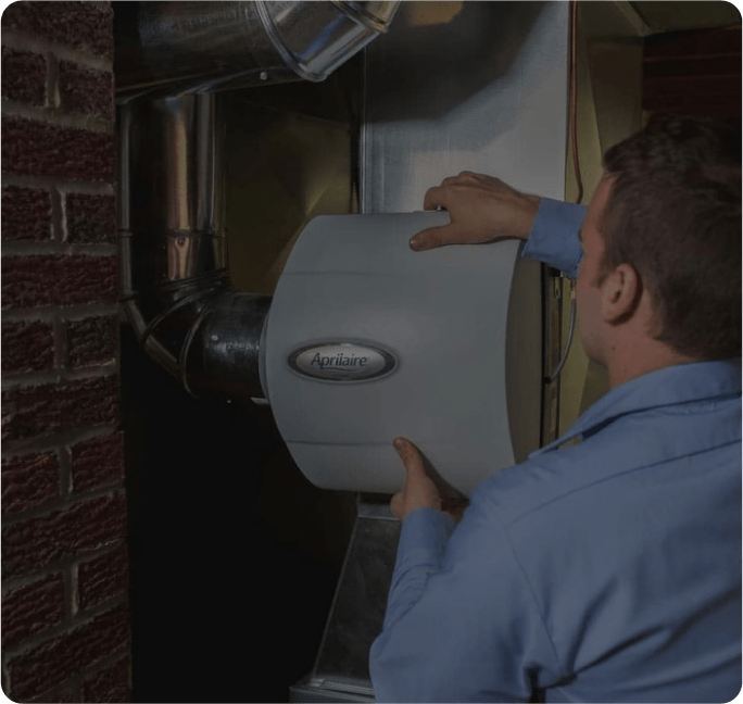 Humidifier installation by LG Home Comfort enhances indoor comfort in Kingston homes during dry winters