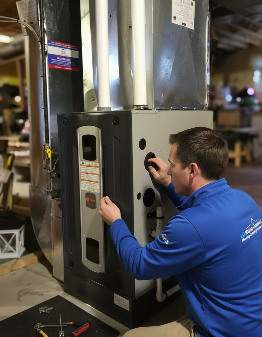 Furnace Installation by expert technicians in Windsor by LG Home Comfort