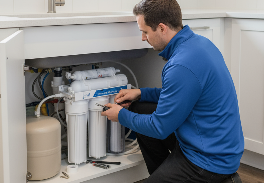 Water Carbon Filter Installation - LG Home Comfort