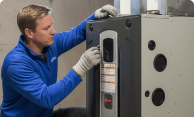 Installation of a new high-efficiency furnace in a Paris residence - LG Home Comfort